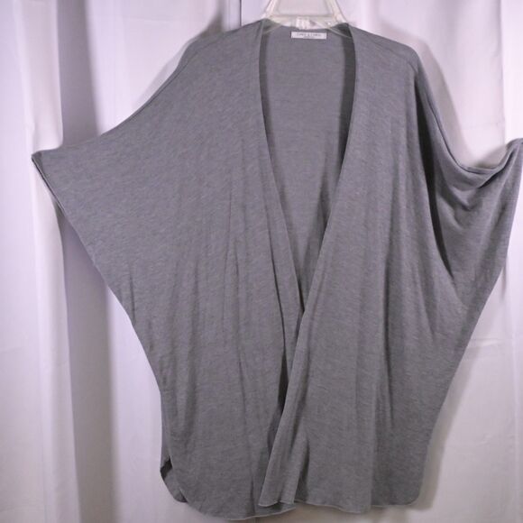Chris & Carol Sweaters - Chris & Carol Gray Kimono Style Open Front Cardigan‎ Sweater Womens Large USA